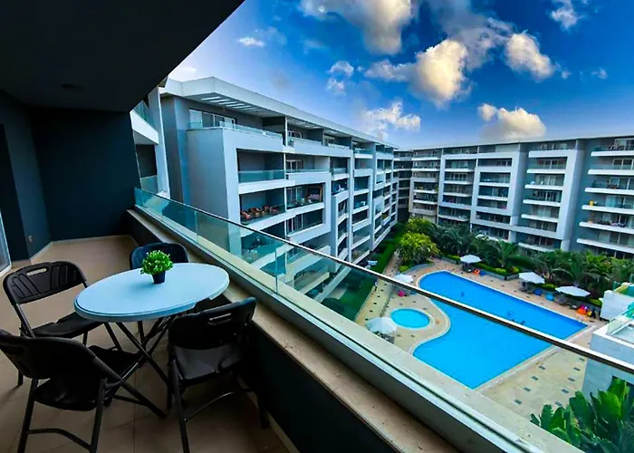 شقة The Expert In Ocean Blue Near Airport - No Pool Access القاهرة