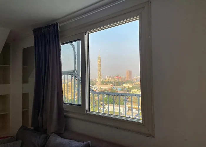 Ab N1007 Sky-High Panoramic Nile Studio القاهرة