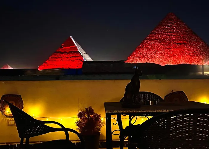Horus Pyramids View Daire Kahire
