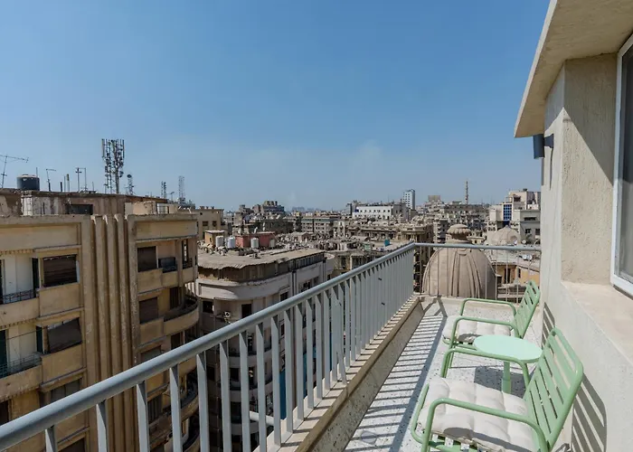 Grey L Studio Apartments Downtown Cairo Ouzonian House