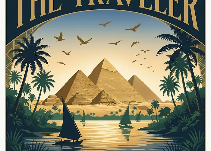 شقة The Traveler'S Nile Retreat-Work, Heal & Wake To Pyramids القاهرة